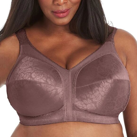 Playtex 18 Hour 4693 Ultimate Shoulder Comfort Wireless Bra Sparrow Brown 36D - Picture 1 of 8